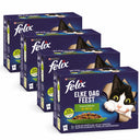 Felix Elke Dag Feest Groente Selectie in Gelei 48 × 85 g – 4 doosjes op witte achtergrond