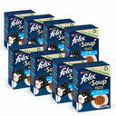 Felix Soup Tender Strips Vis 48 × 48 g – 8 doosjes op witte achtergrond