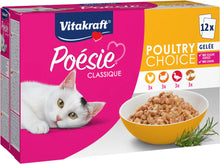 Vitakraft Poésie Multipack – Gevogelte Selectie in Gelei – 12 x 85g