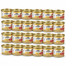 Gourmet Gold Fijne Hapjes Kalkoen & Eend in Saus – 24 × 85 g in een verspringende opstelling
