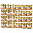 Gourmet Gold Fijne Hapjes Zalm & Kip in Saus – 24 × 85 g in een verspringende opstelling