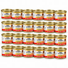 Gourmet Gold Hartig Torentje Rund – 24 × 85 g in een verspringende opstelling
