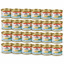 Gourmet Gold Malse Lekkernijen Zeevis – 24 × 85 g in een verspringende opstelling