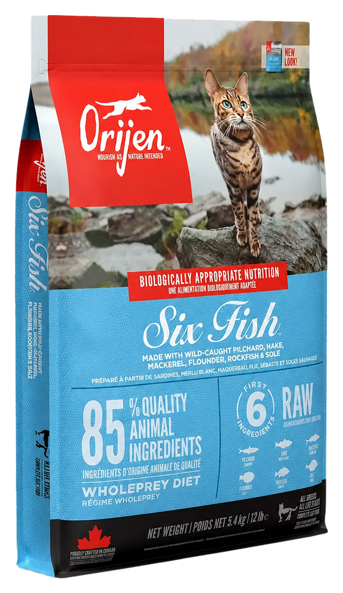 ORIJEN Six Fish kattenvoer