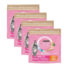 Purina ONE Junior Kitten Kip & Volkoren Granen, 4 verpakkingen, samen 4 zakken van 1500 gram
