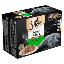 Sheba Kattenvoer Mini Filets in Saus – Mix Selectie – 12x85g