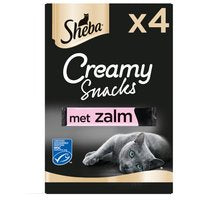 Sheba Creamy Snacks Zalm – 4x12g
